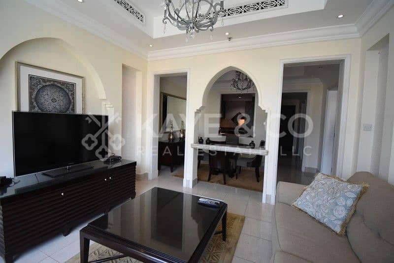 2 Balcony | Large 1Bed | Furnished | Fountain View