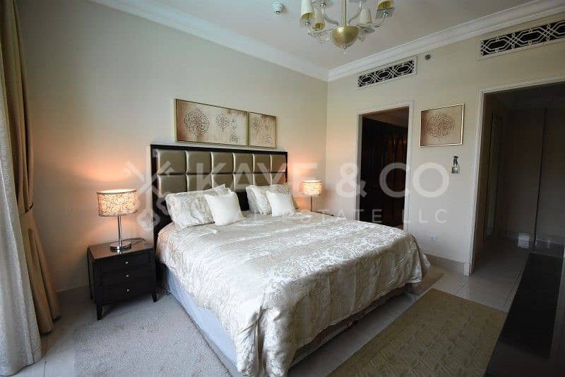 5 Balcony | Large 1Bed | Furnished | Fountain View