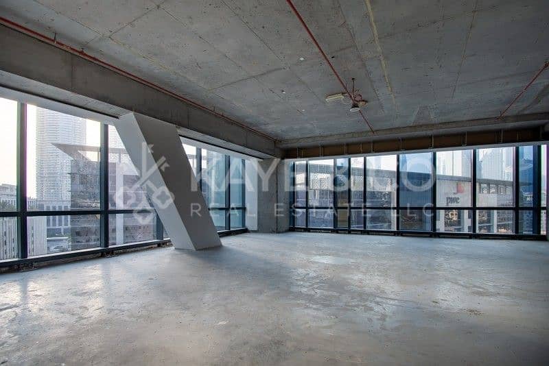8 Shell and Core | Office | Low Floor  | 8 Parkings