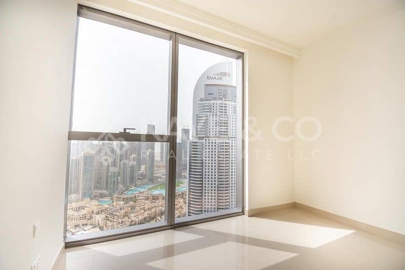 12 3BR plus Maid |Burj and Fountain View | High Floor
