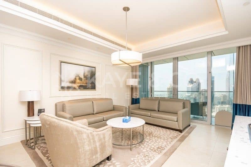2 Full Burj and Fountain View | High Floor | Rented