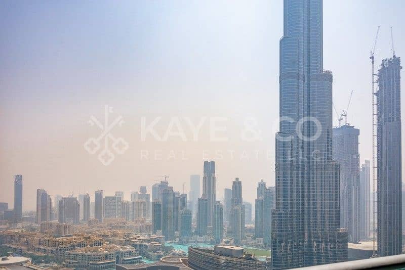 8 Full Burj and Fountain View | High Floor | Rented
