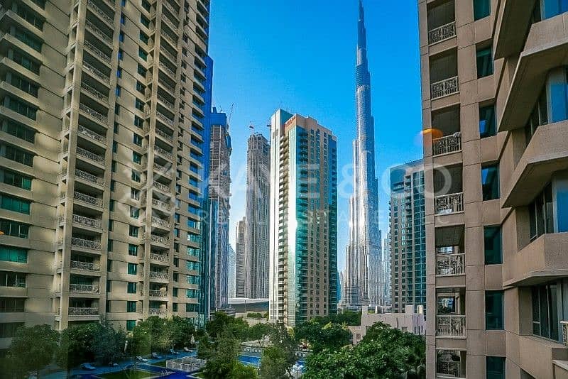 3 Full Burj Khalifa View | Fully Equipped Kitchen