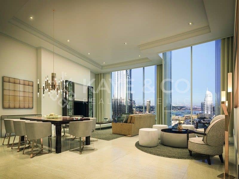 Luxury Sky Collection Full Burj and Fountain View