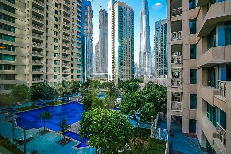 15 Full Burj Khalifa View | Fully Equipped Kitchen