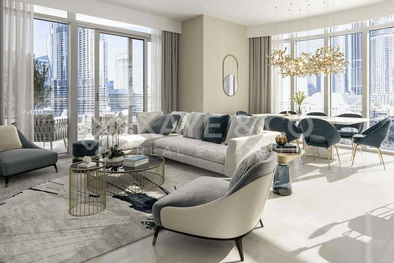 Luxury Design | 2 Bedroom | Burj Khalifa View