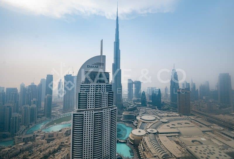 3 Burj and Fountain View | High Floor | Maid's Room