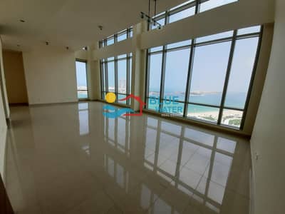2 Bedroom Apartment for Rent in Corniche Area, Abu Dhabi - Duplex Fully Sea View 2 BR Nation Tower