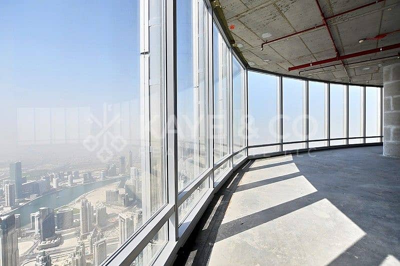 9 Large Office Floor in Burj Khalifa for Rent!