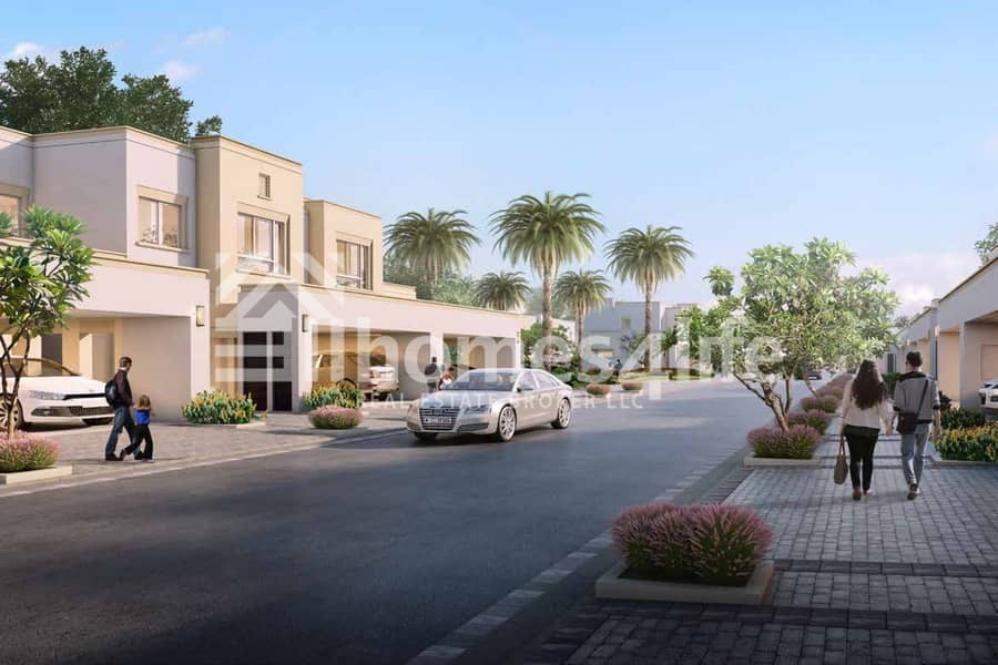 9 Newly Launched Reem Town House 3 bed Facing Park