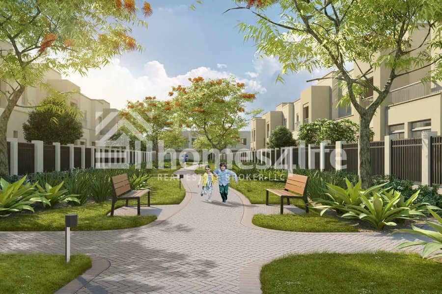 10 Newly Launched Reem Town House 3 bed Facing Park