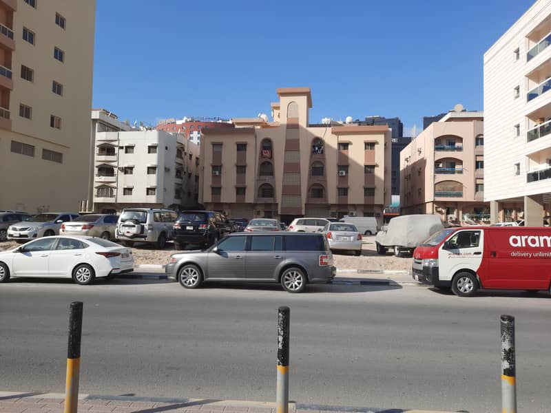 For sale land in Al Nuaimiya residential and commercial ground + 6 floors next to Al-Hikma School