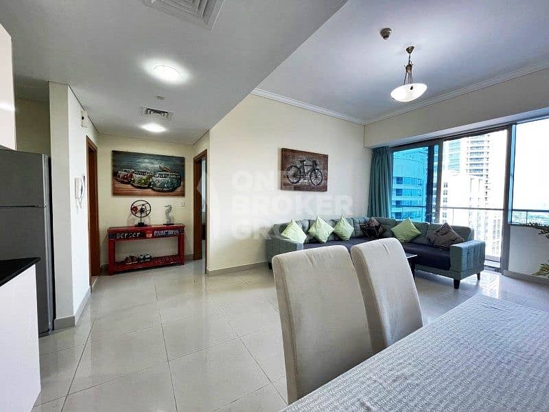 2 Vacant|Fully Furnished One Bedroom|Golf Course view