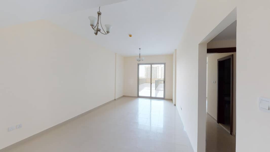 شقة في واحة توليب 6 مجمع دبي ريزيدنس 1 غرف 43000 درهم - 5316759