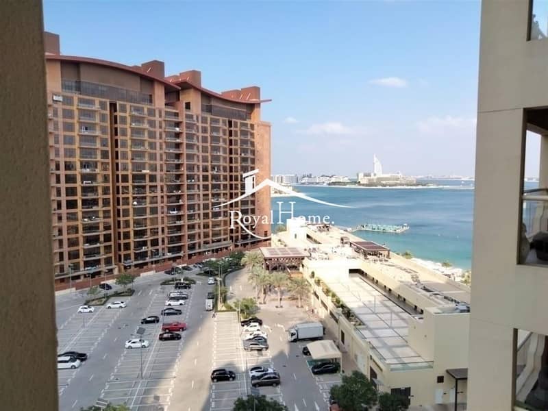 Amazing 1 Br Apartment with Sea & Burj Al Arab View. Fully furnished. Chiller Free/ Beach Access