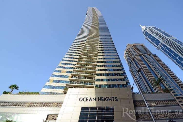 Квартира в Дубай Марина，Океан Хейтс, 2 cпальни, 1490000 AED - 4957007