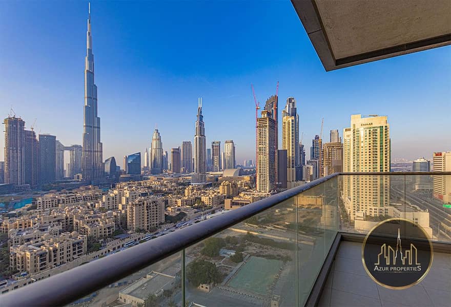 3 BR + Maid's | Burj Khalifa View | High Floor | South Ridge