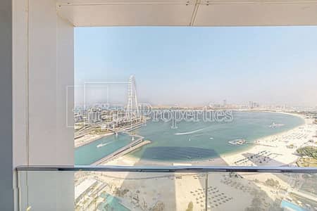شقة 1 غرفة نوم للبيع في جميرا بيتش ريزيدنس، دبي - partial Sea view-type S1D-High Floor
