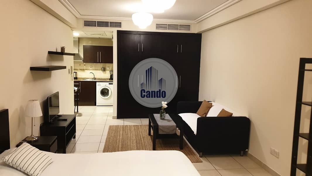 LARGE AND FULLY FURNISHED STUDIO IN JLT
