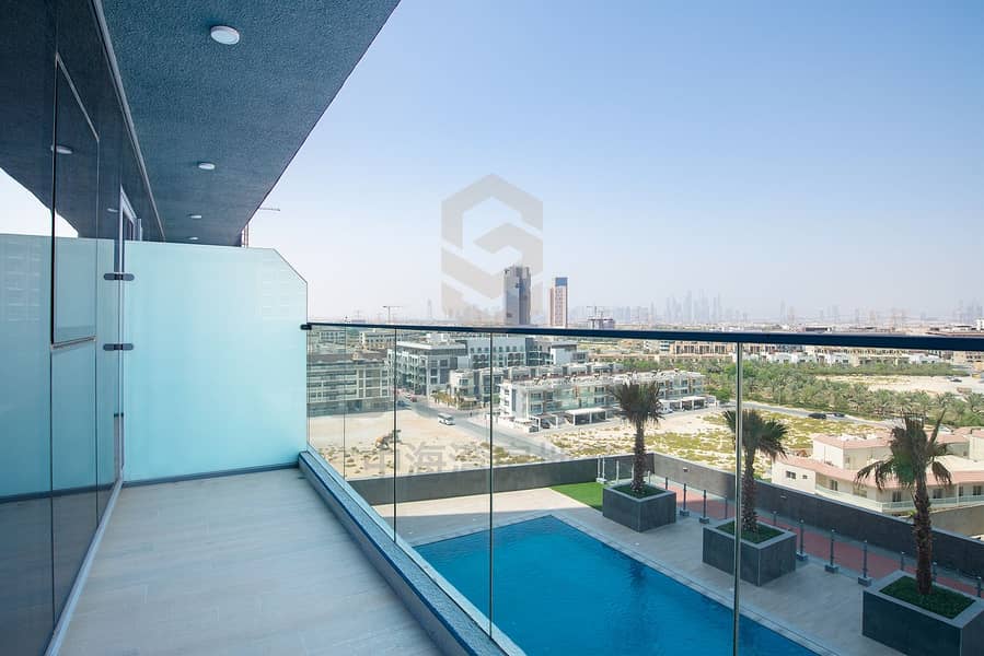 9 Brand New | Full Balcony | Pool View