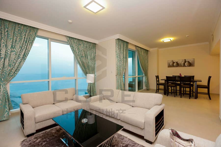 3 Beautiful 2BR+maid | Sea View | JBR for Sale