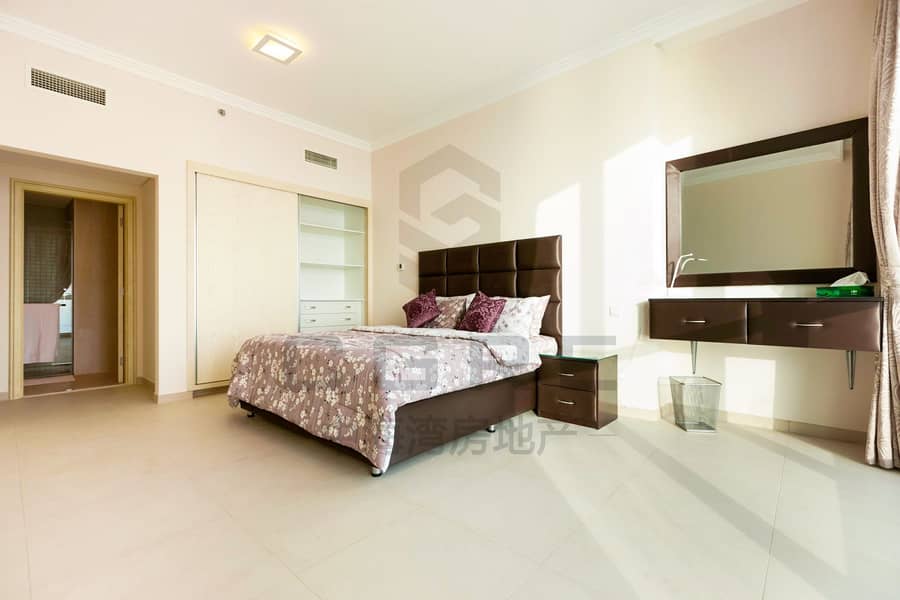 5 Beautiful 2BR+maid | Sea View | JBR for Sale