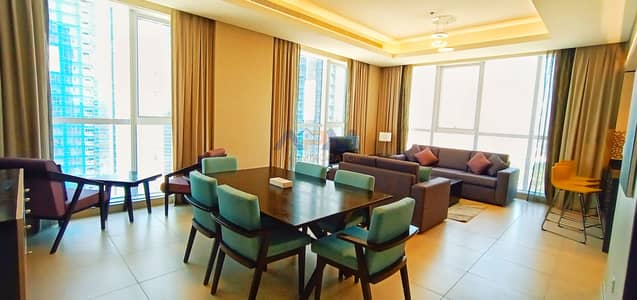 2 Bedroom Apartment for Rent in Corniche Area, Abu Dhabi - Fully Furnished | 2 BHK | Sea View |