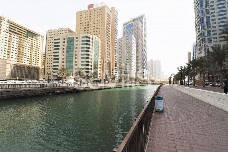 Plot in prime location on Al Qasbaa Canal