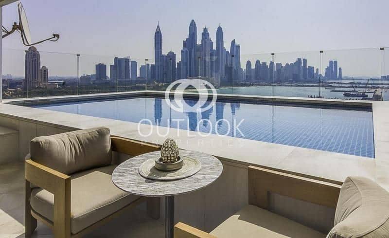 6 Upgraded Penthouse | 3 Br + Maid | Private Pool