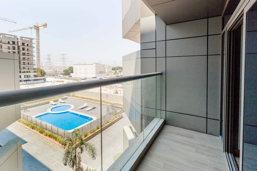 One of a Kind Studio | Balcony with Pool View + Amazing Amenities | JVC