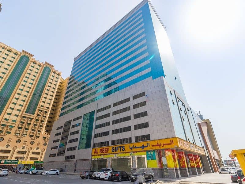 Very Spacious 950 Sq. Ft Office with Central A/C | Sharjah