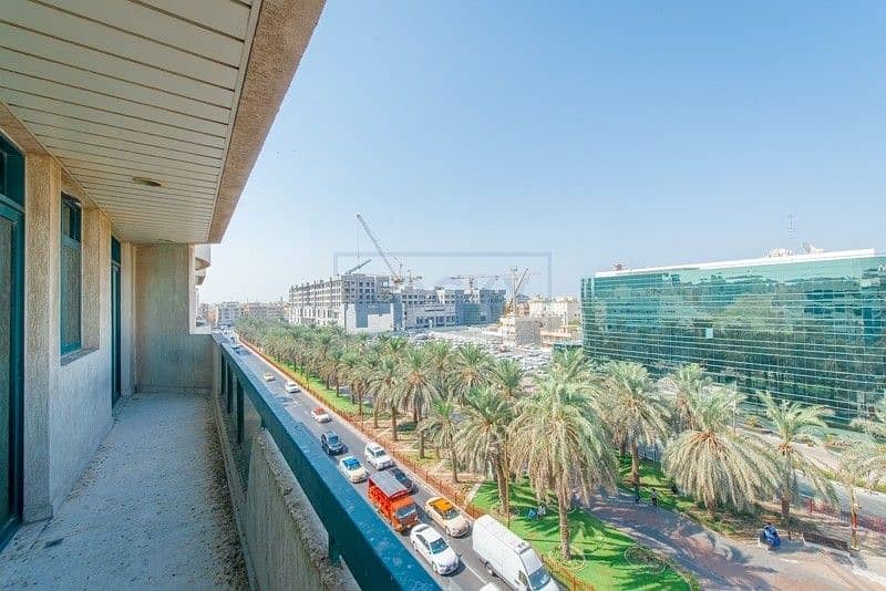 10 Spacious 2 B/R Office with Central Split A/C & Parking | Deira