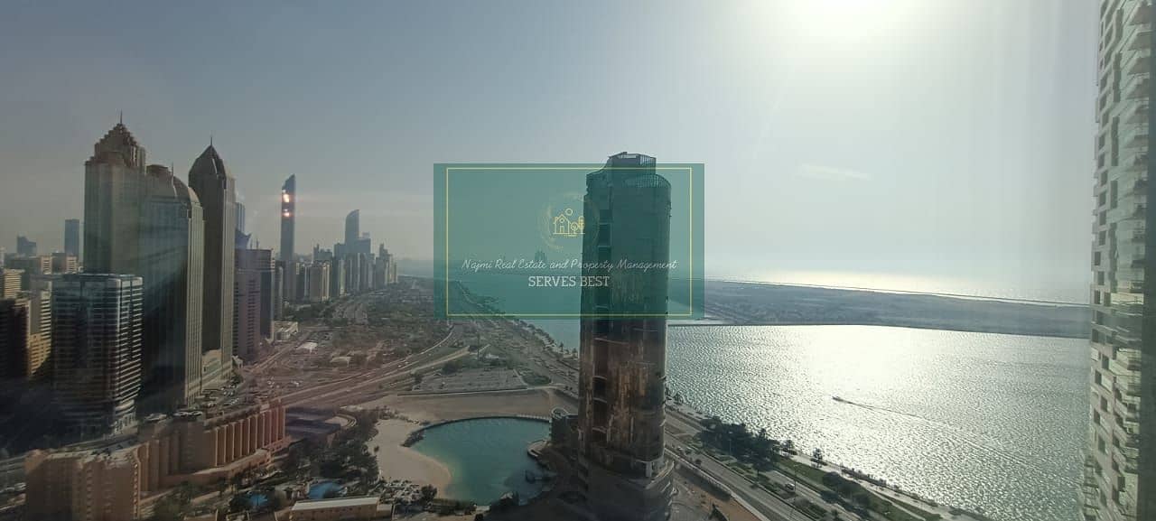 Stunning! Fully Furnished! Sea View 2BR on Corniche