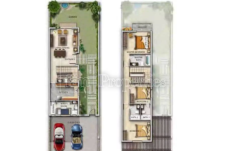 15 Brand New 3 Bedroom villa |Vacant |Middle Unit