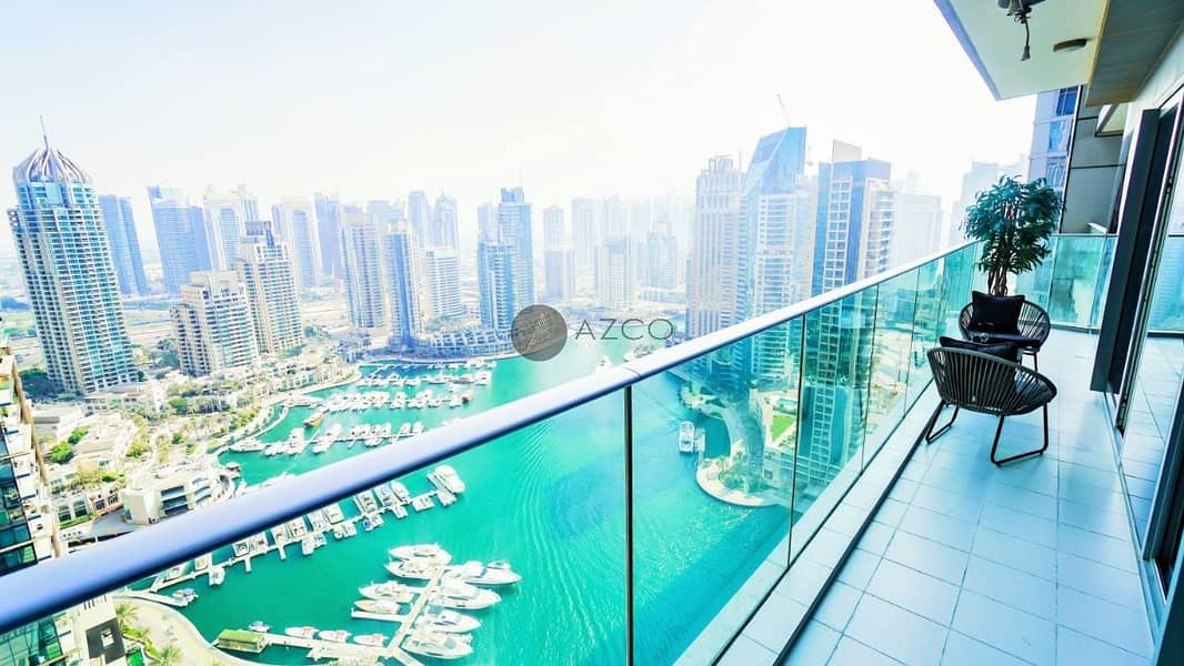 位于迪拜码头，达马克塔楼 3 卧室的公寓 2700000 AED - 5438651