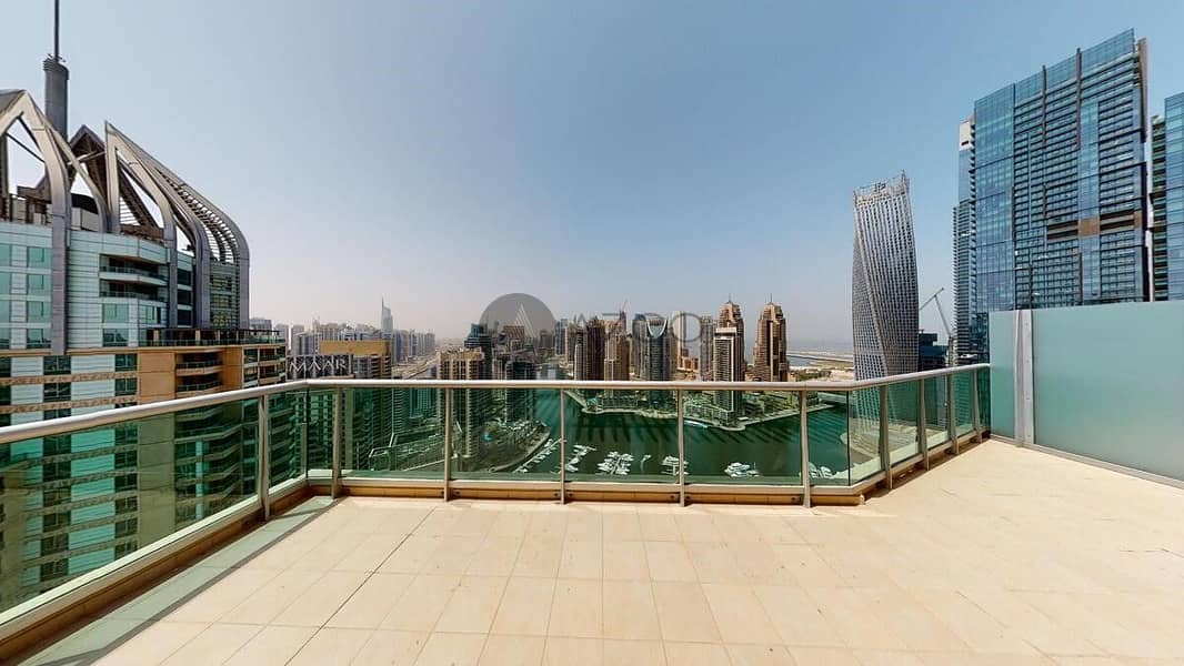 位于迪拜码头，迪拜滨海大厦（怡玛6号大厦），阿尔穆尔扬大厦 3 卧室的顶楼公寓 11000000 AED - 5362634