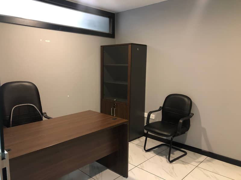 AED 12,000  FULLY  FURNISHED OFFICE SPACE WITH ALL  SERVICES/