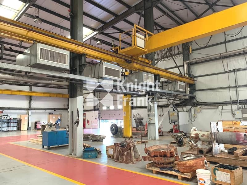 Warehouse | 1,200 KW Power | Internal cranes