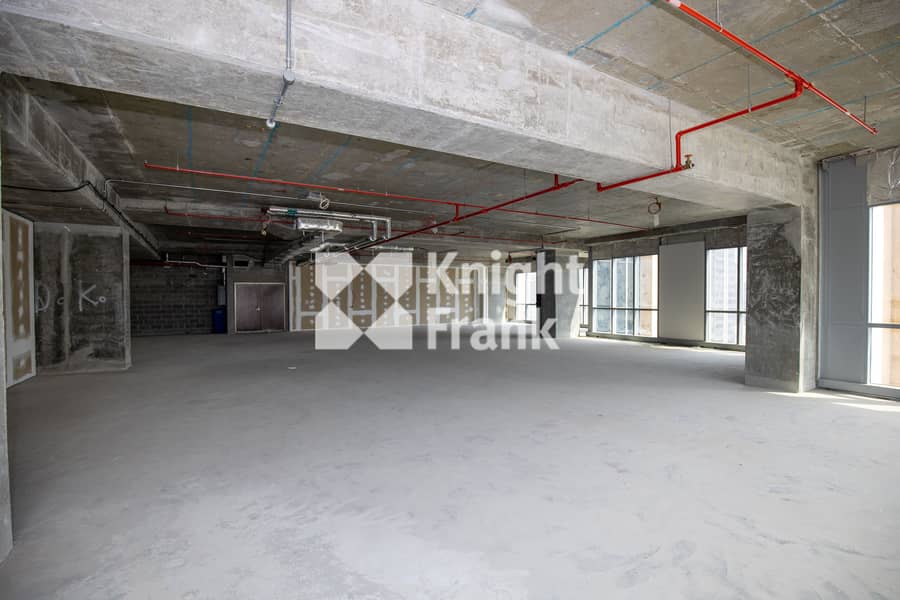 3 Shell & Core Office Space with SZR & JLT View