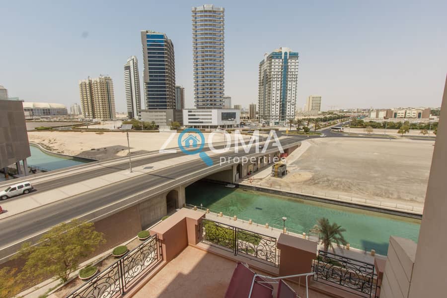Clean 1 BR | Canal Views  | 2 Large Balconies