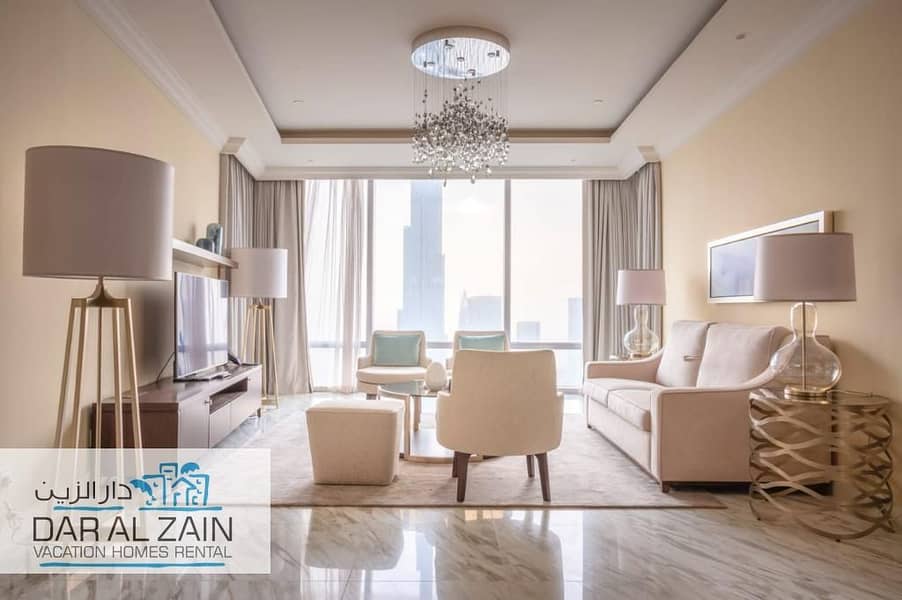 位于迪拜市中心，谦恭公寓喷泉景观综合体，谦恭喷泉景观2号大厦 3 卧室的公寓 65000 AED - 5365658