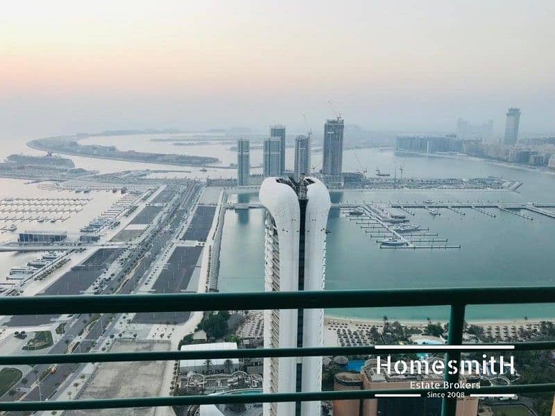 Furnished penthouse | High floor | Amazing sea view