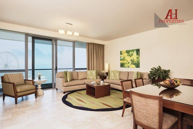 位于朱美拉海滩住宅（JBR），阿尔法坦海洋塔，蓝色海滩大厦 2 卧室的酒店式公寓 250000 AED - 5447413