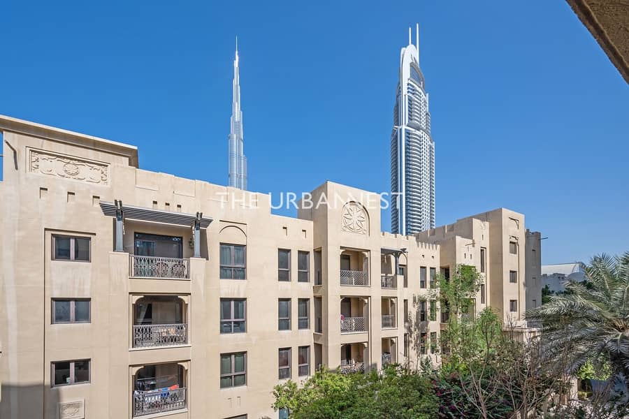 Partial Burj Khalifa View | 2 Bedroom | Vacant