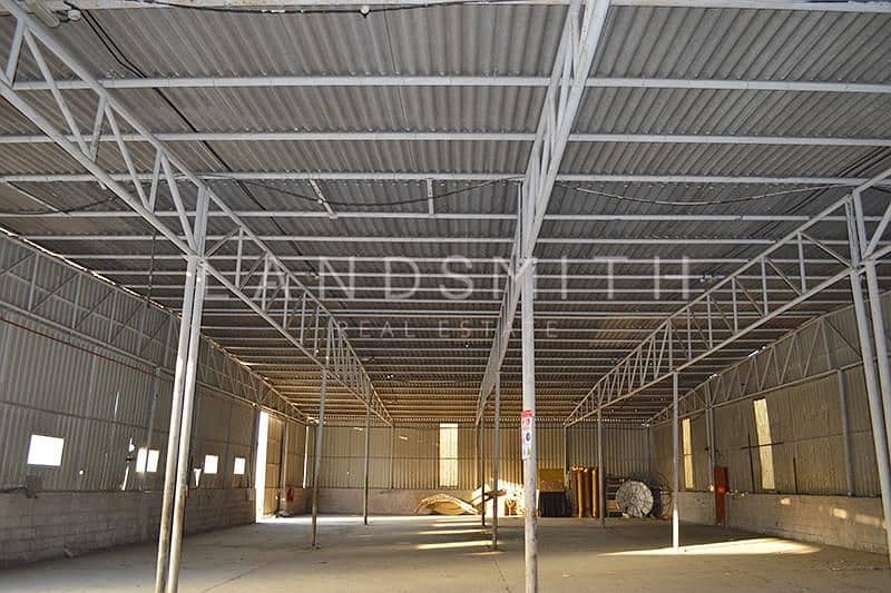 Warehouse with Large Plot | Main Road | 100 kw