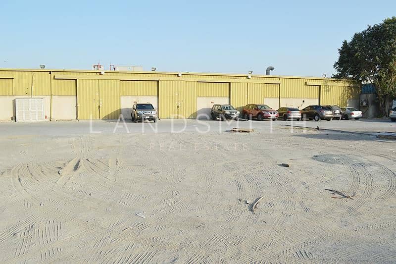 Prime Location Warehouse Compound | Huge Open Yard