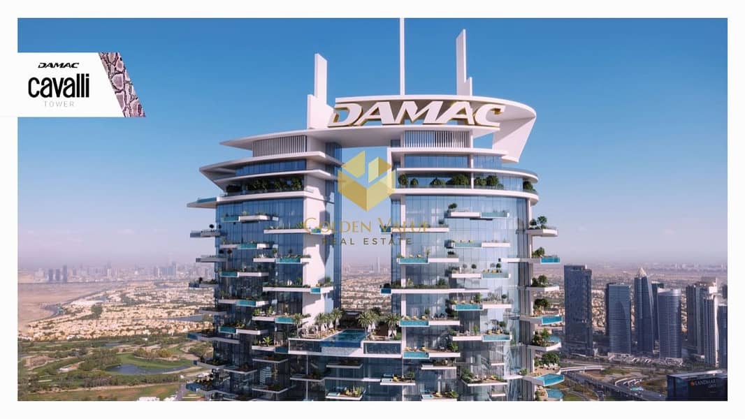 Cavalli tower  | 2% DLD Wavier | Luxury Water Front Apartment