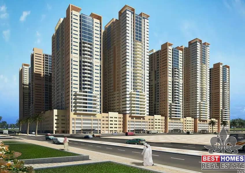 位于阿尔萨万，阿治曼第一大厦 2 卧室的公寓 575000 AED - 5239986