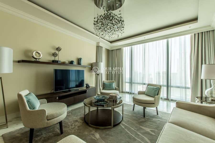 位于迪拜市中心，谦恭公寓喷泉景观综合体，谦恭喷泉景观2号大厦 4 卧室的顶楼公寓 15000000 AED - 5320322