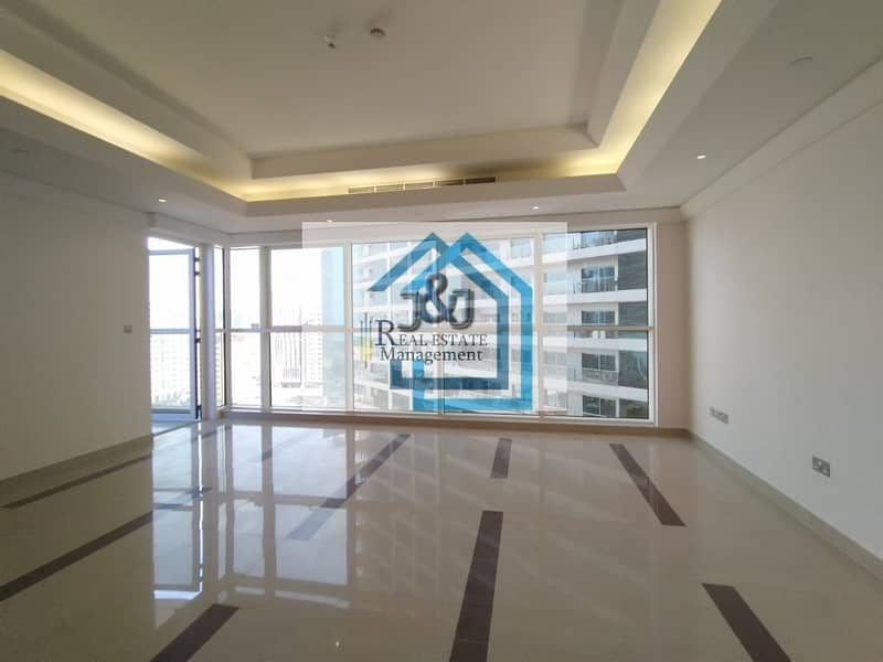 Stylish 3 Bedroom with maid room City view Apartment Corniche Area